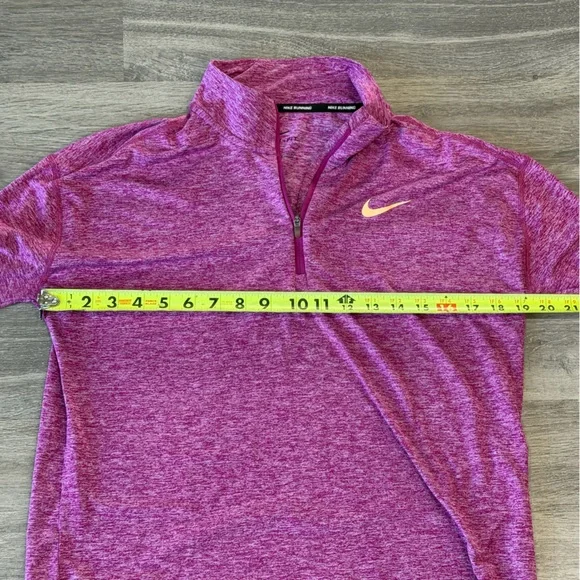 Nike Running Dri Fit Heathered Long Sleeve Women’s Medium - Picture 8 of 9